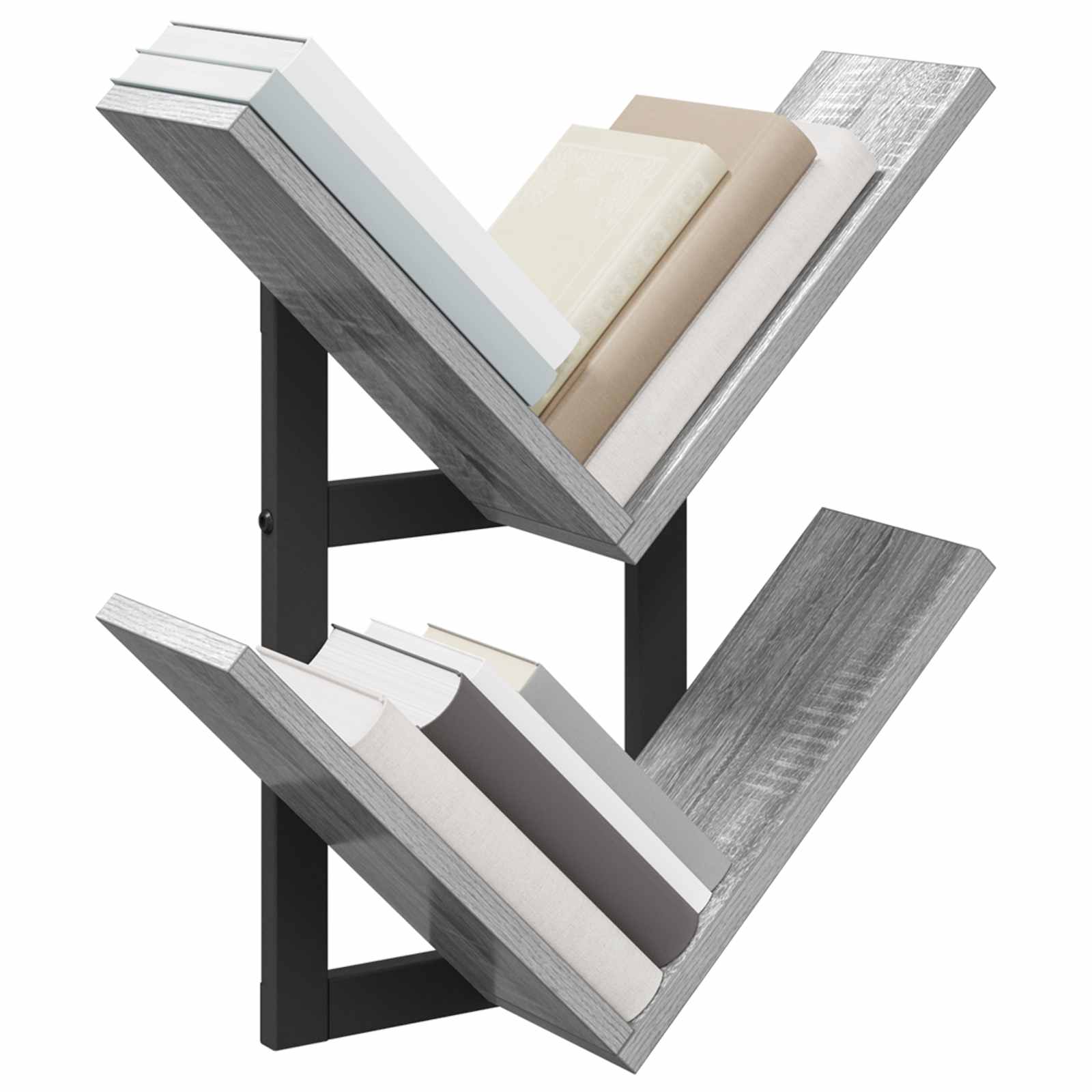 Ράφι Τοίχου 2 pcs Γκρι Sonoma 43 x 15 x 47 εκ