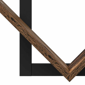 Ράφι Τοίχου 2 pcs Παλαιωμένο ξύλο 43 x 15 x 47 εκ - Pakobazaar
