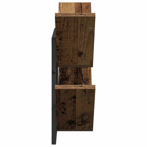 Ράφι Τοίχου 2 pcs Παλαιωμένο ξύλο 43 x 15 x 47 εκ - Pakobazaar
