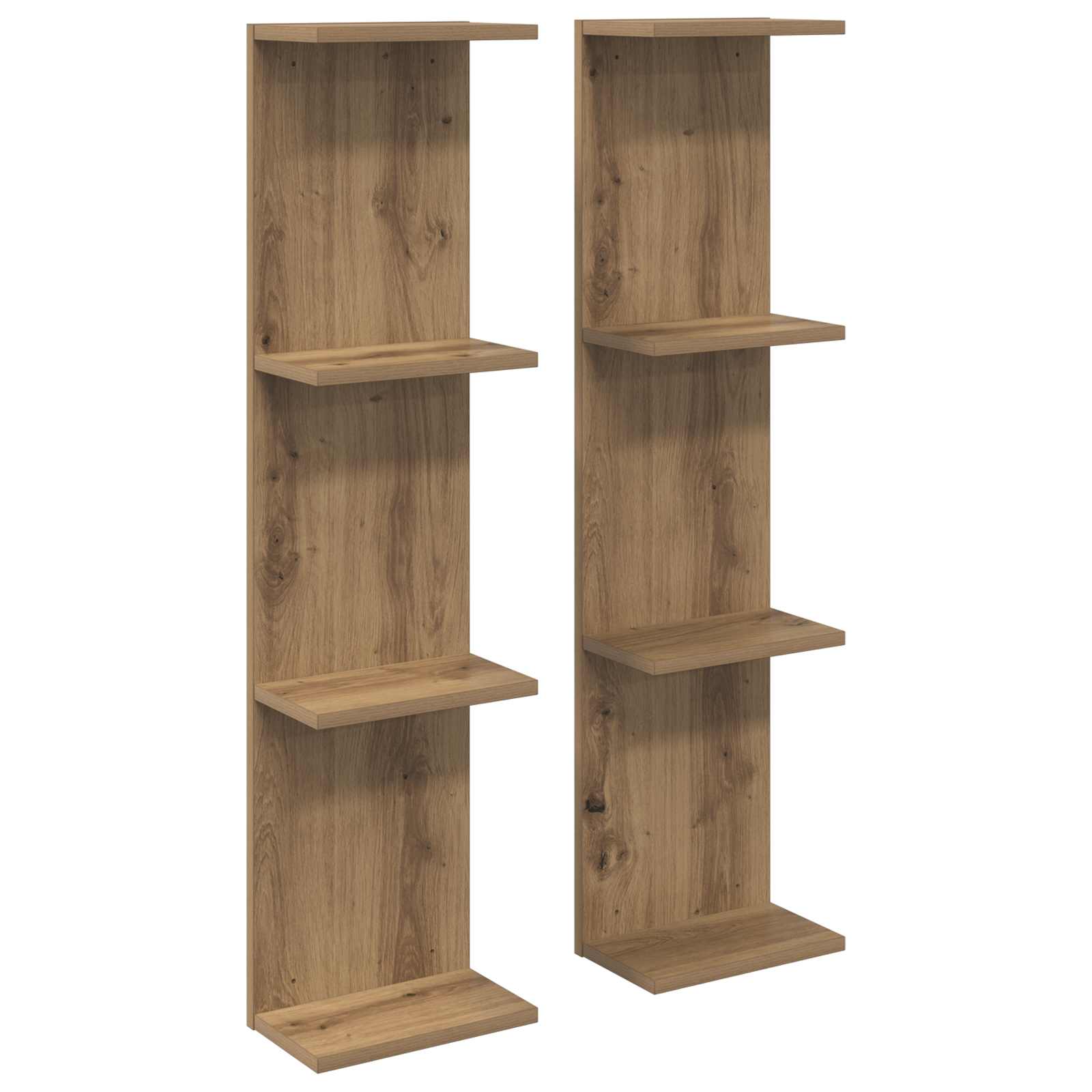 Ράφι Τοίχου 2 pcs Artisan Δρυς 25 x 15 x 100 εκ