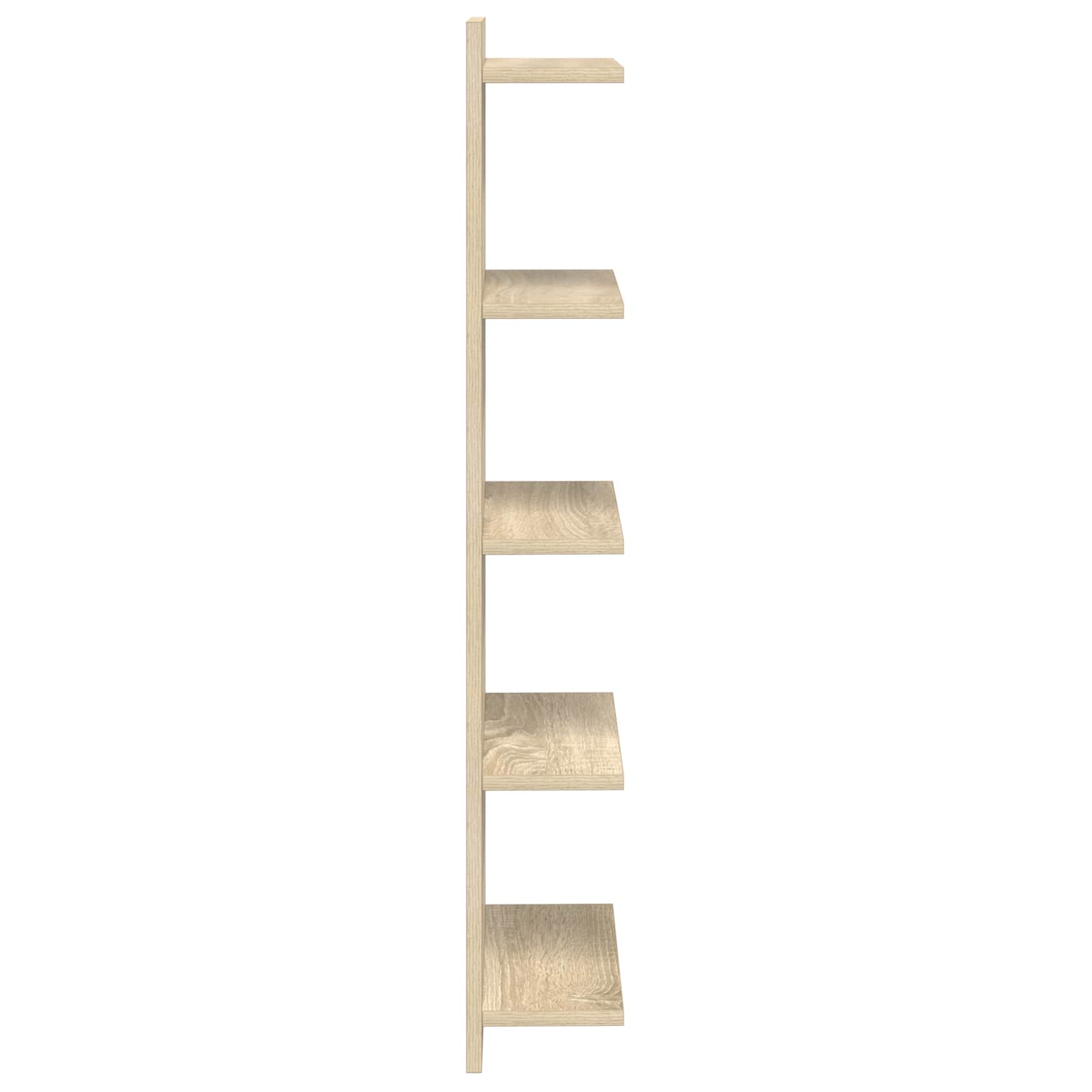 Ράφι Τοίχου 2 pcs Sonoma Δρυς 30 x 15 x 100 εκ