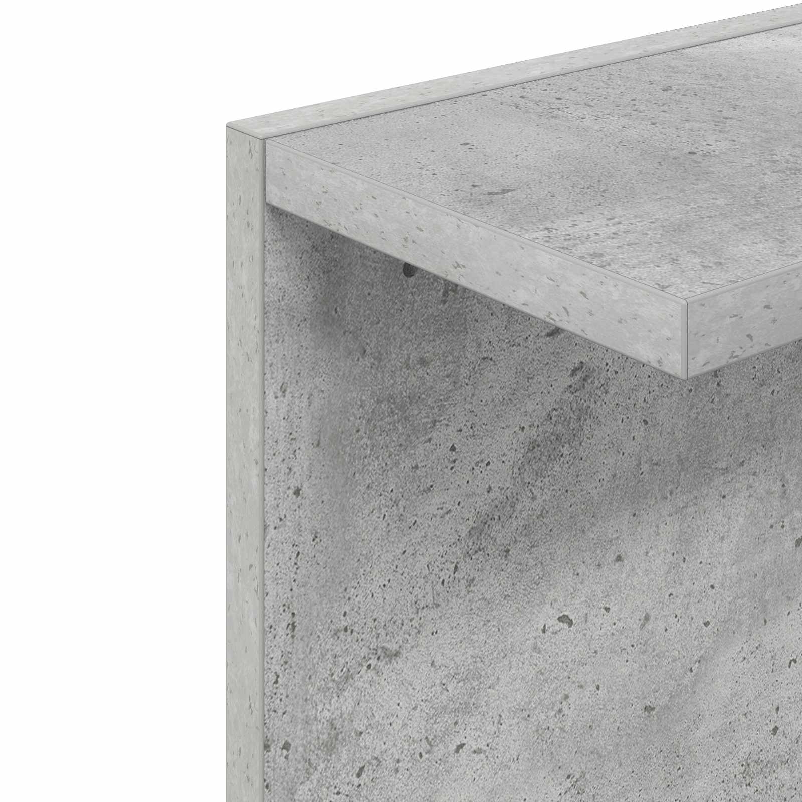 Ράφι Τοίχου Γκρι Σκυροδέματος 30 x 15 x 100 εκ