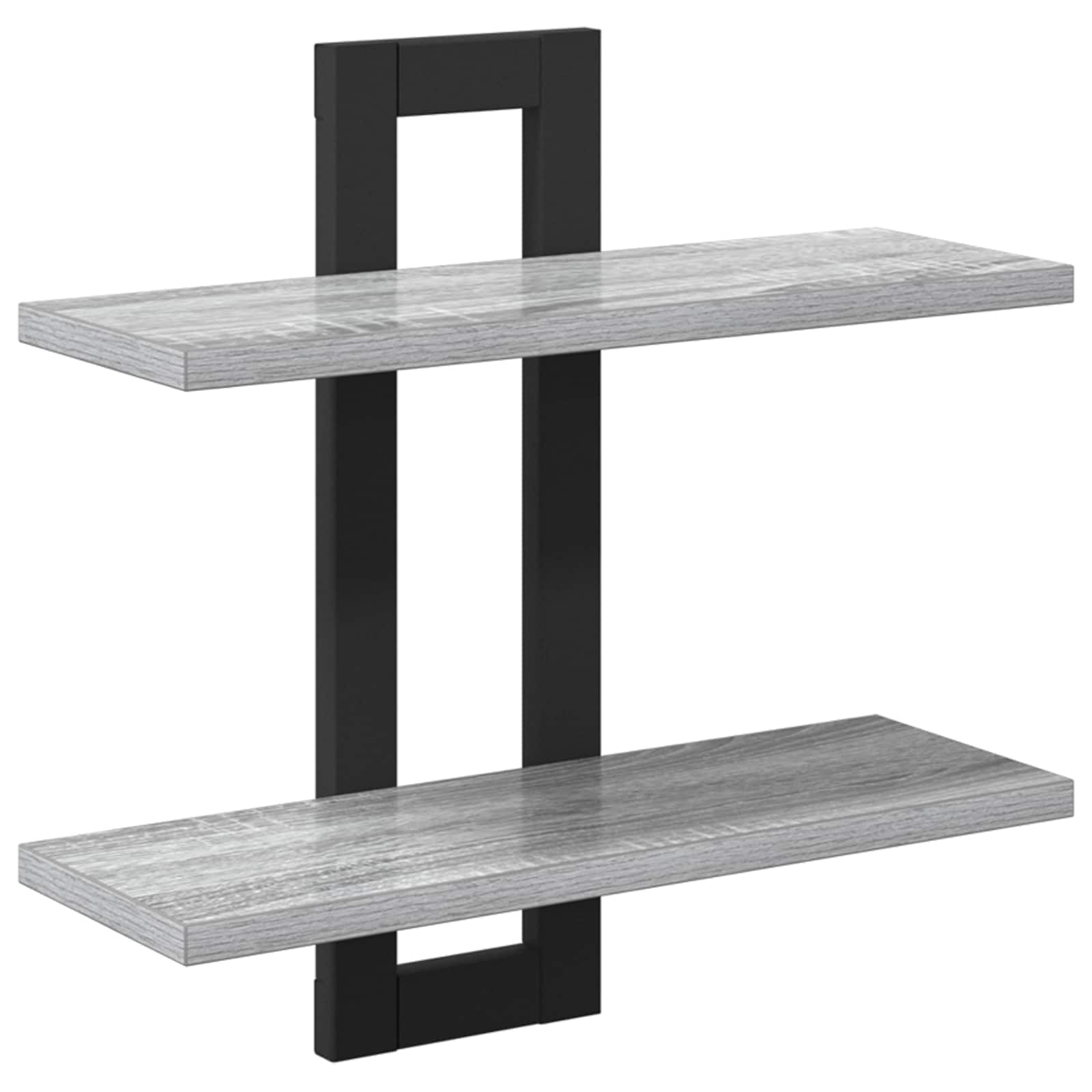 Κρεμαστά ράφια Γκρι Sonoma 40 x 15 x 40 εκ Επεξεργασμένο Ξύλο