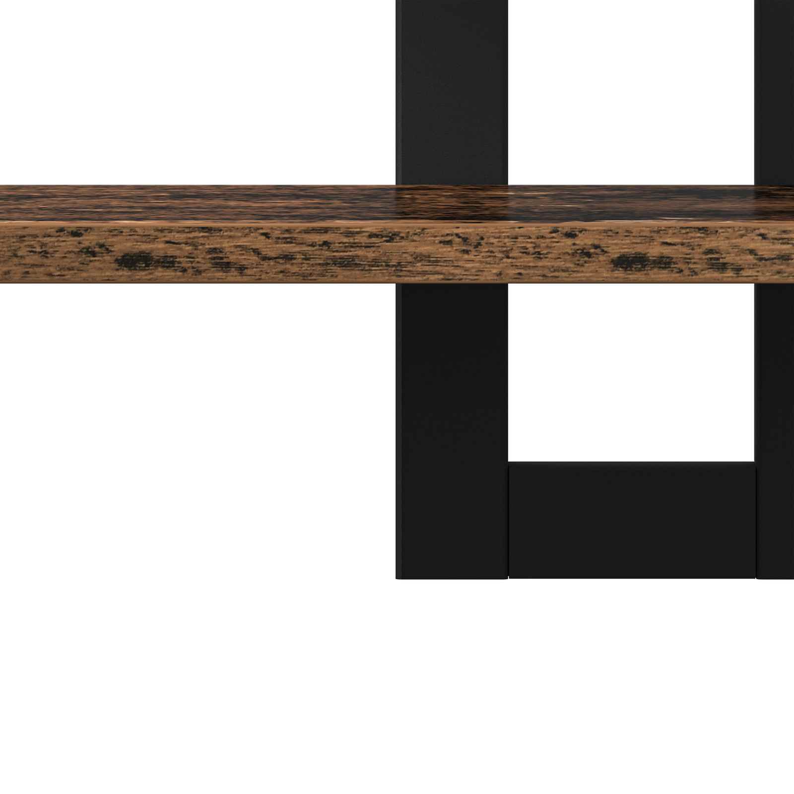 Κρεμαστά ράφια Παλαιωμένο ξύλο 40 x 15 x 40 εκ