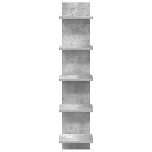 Ράφι Τοίχου Γκρι Σκυροδέματος 22 x 15 x 100 εκ - Pakobazaar