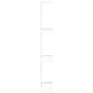 Ράφι Τοίχου Λευκό 22 x 15 x 100 εκ Επεξεργασμένο Ξύλο - Pakobazaar