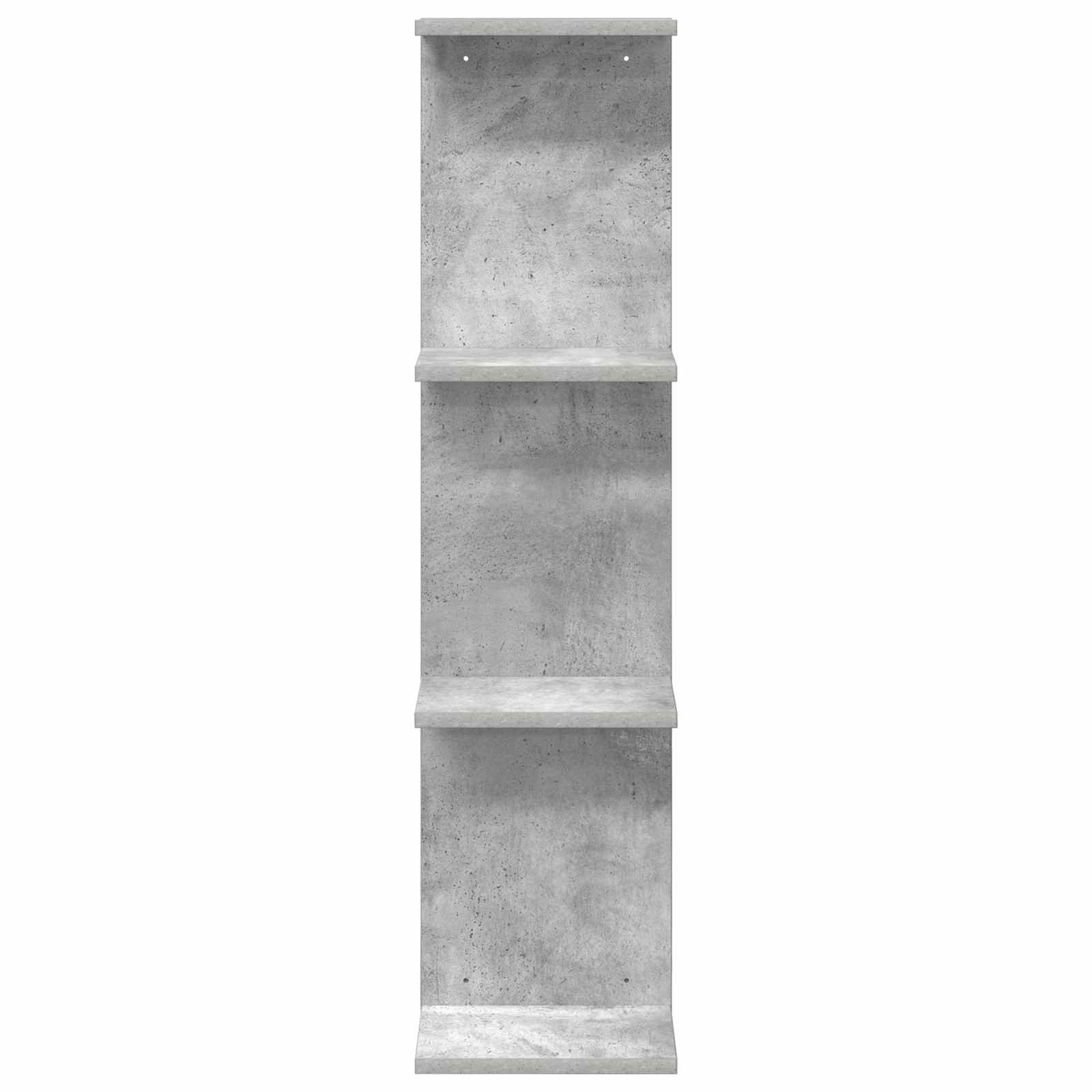 Ράφι Τοίχου 2 pcs Γκρι Σκυροδέματος 22 x 15 x 100 εκ