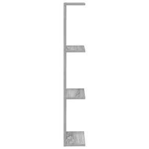 Ράφι Τοίχου 2 pcs Γκρι Sonoma 22 x 15 x 100 εκ - Pakobazaar