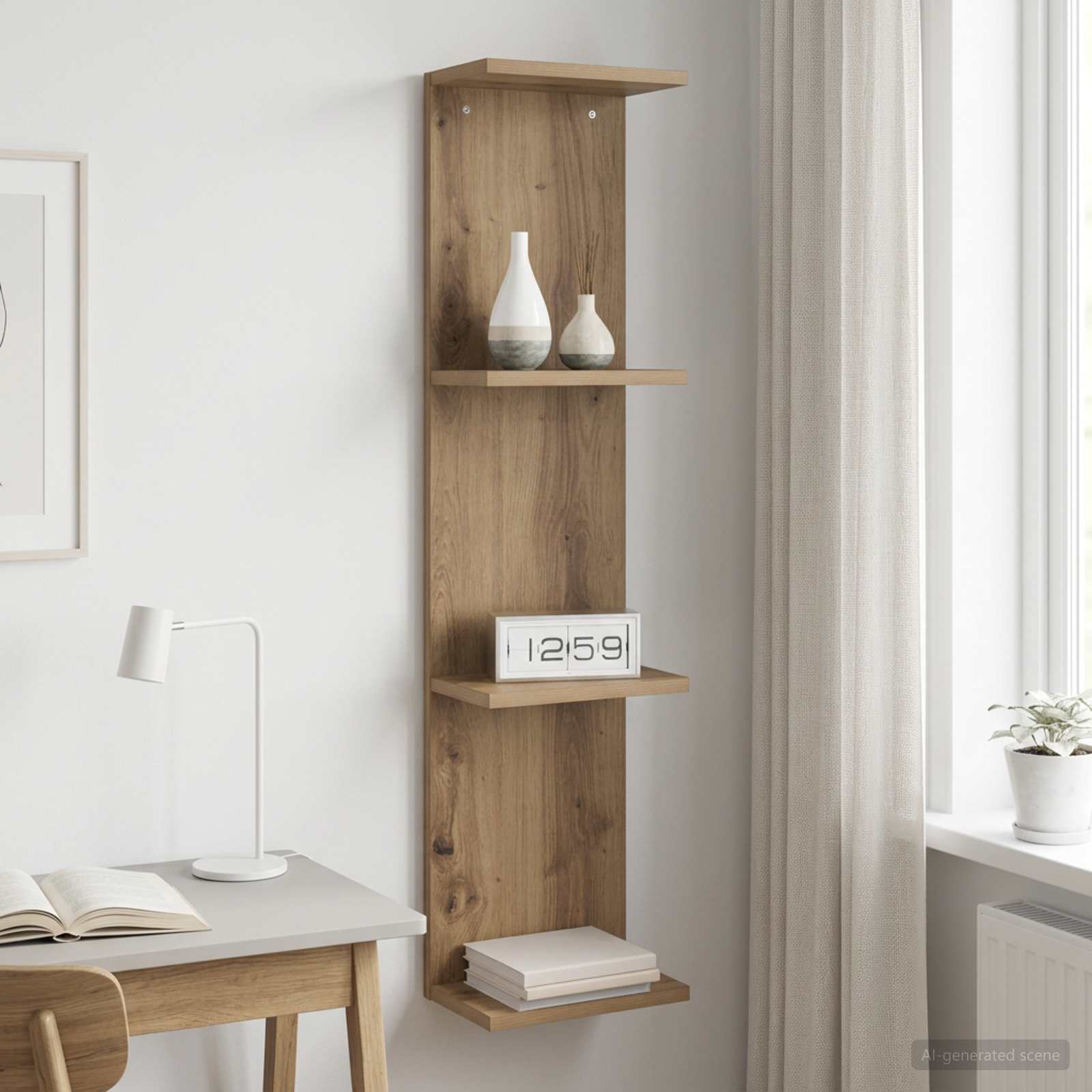 Ράφι Τοίχου Artisan Δρυς 22 x 15 x 100 εκ Επεξεργασμένο Ξύλο