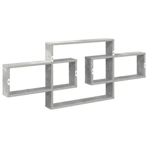 Ράφι Τοίχου Γκρι Σκυροδέματος 130 x 10 x 50 εκ. - Pakobazaar