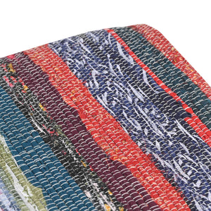 παγκάκι 40 x 30 x 45 cm Αληθινό Δέρμα Πολύχρωμο - Pakobazaar
