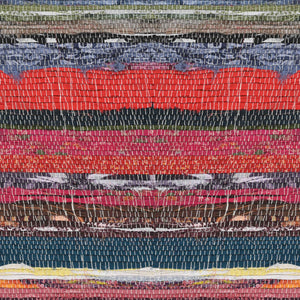 παγκάκι 40 x 30 x 45 cm Αληθινό Δέρμα Πολύχρωμο - Pakobazaar