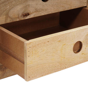 παγκάκι 110 x 30 x 45 εκ. Αληθινό Δέρμα Σκούρο Καφέ