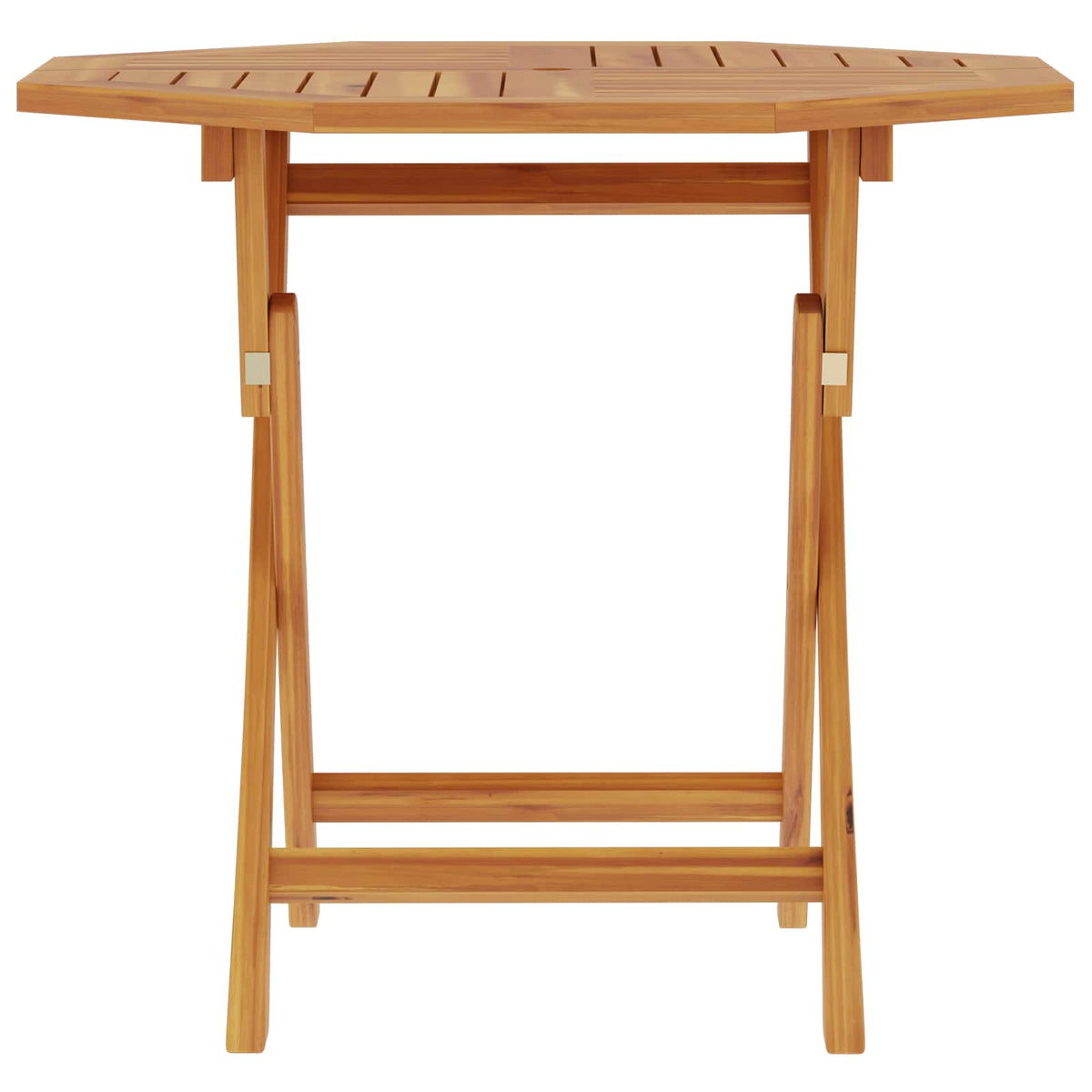 Αναδιπλούμενο Τραπέζι Κήπου Φυσικό 90 x 90 x 75 cm