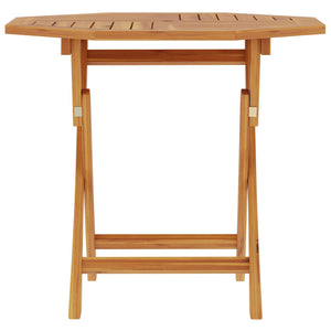 Αναδιπλούμενο Τραπέζι Κήπου Φυσικό 90 x 90 x 75 cm