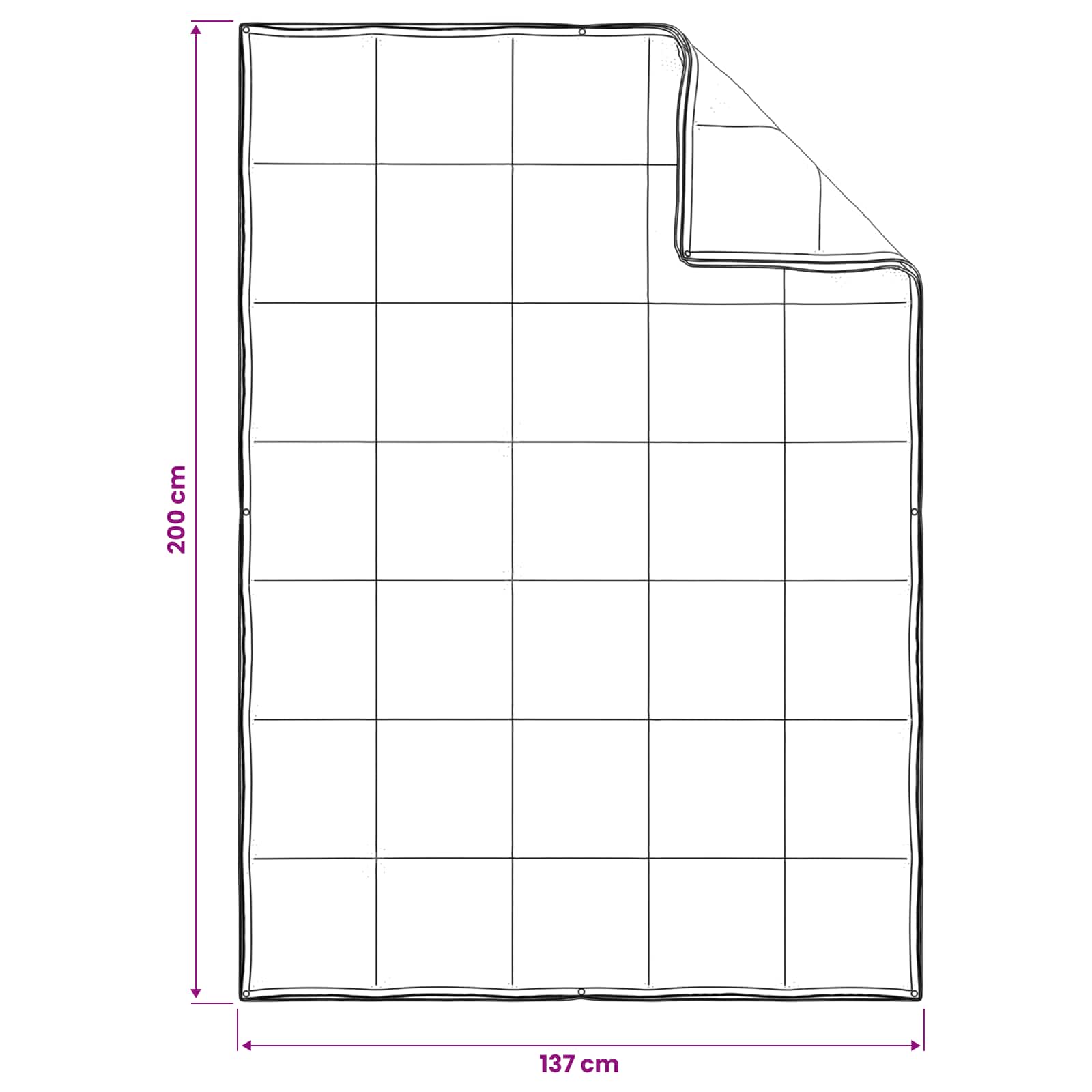 Καθολική Ρύθμιση Παπλώματος 2 τμχ. 137 x 200 cm Όλες οι εποχές