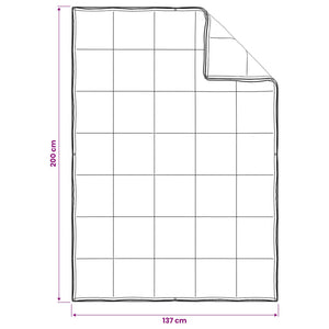 Καθολική Ρύθμιση Παπλώματος 2 τμχ. 137 x 200 cm Όλες οι εποχές