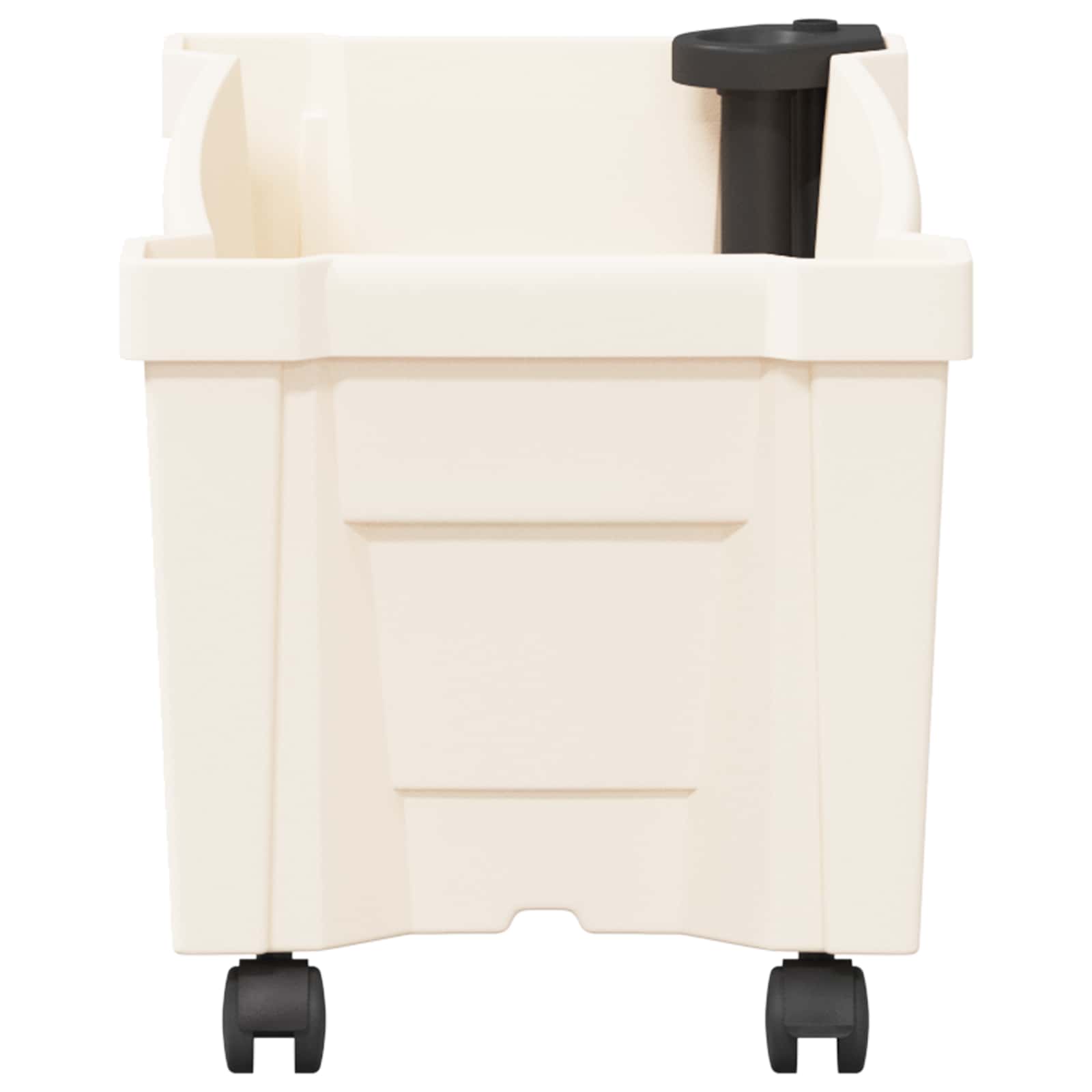 Γλάστρα Calypso με Ρόδες Λευκό 79 x 35 x 33 εκ PP - Pakobazaar