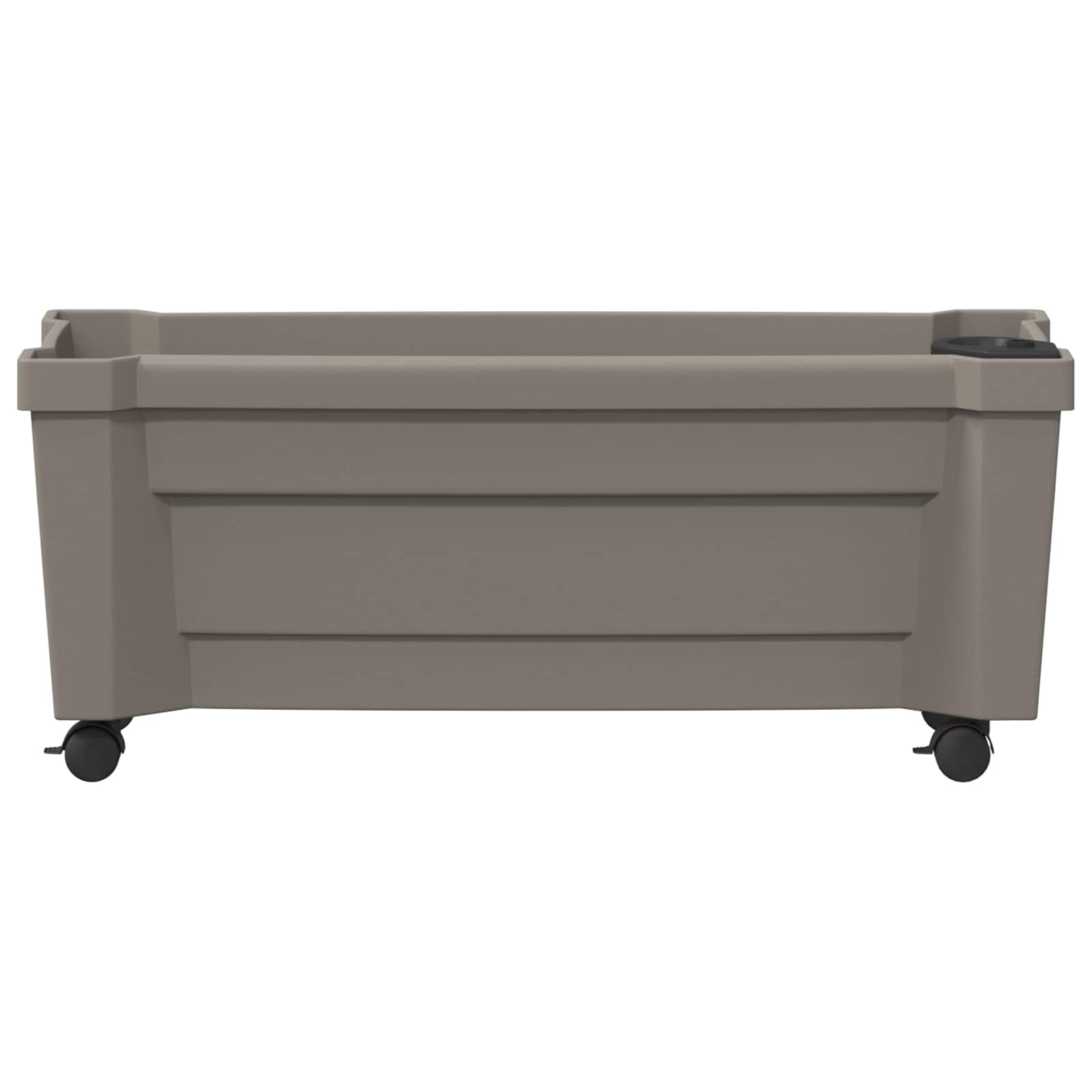 Γλάστρα Calypso με Ρόδες Γκρι 79 x 35 x 33 εκ PP - Pakobazaar