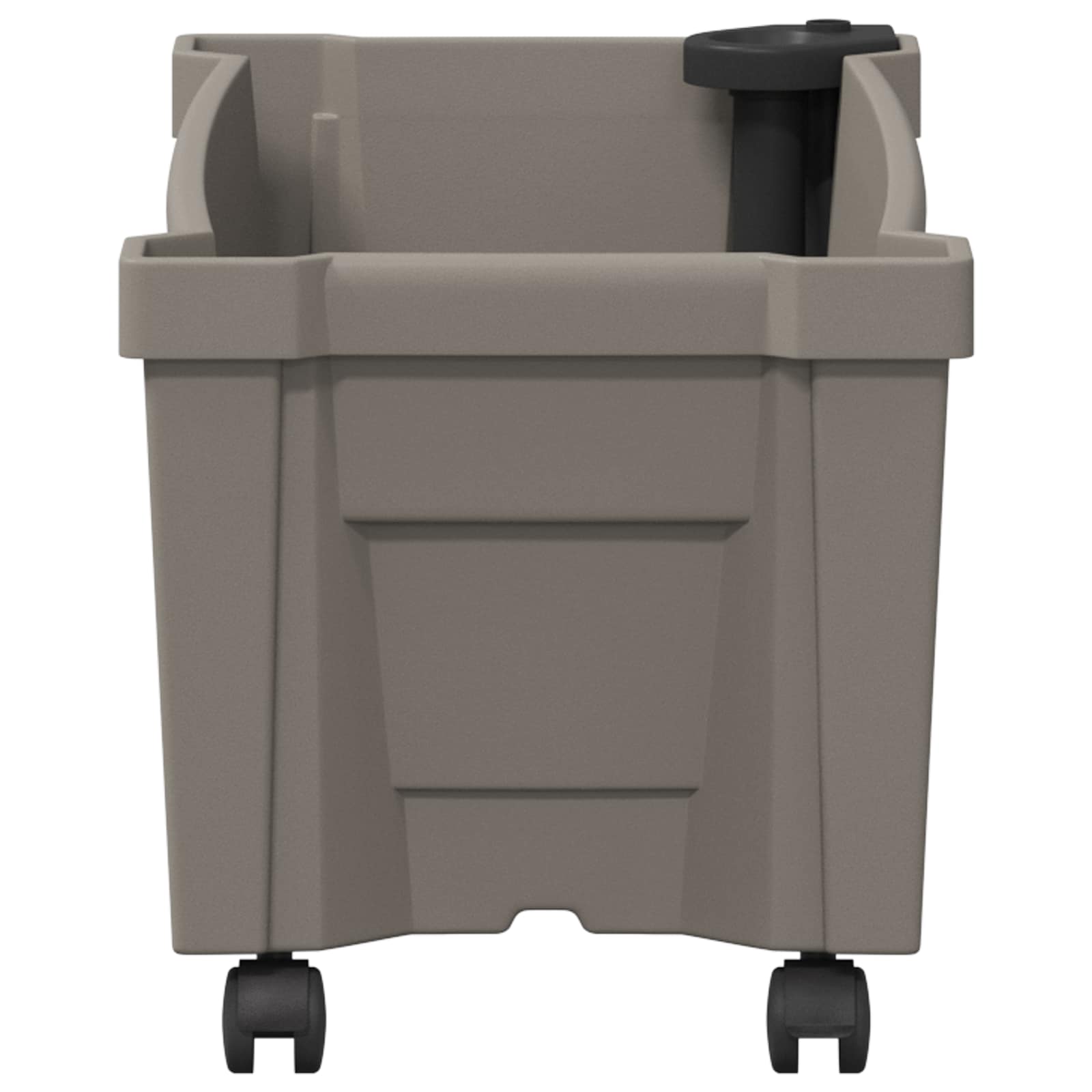 Γλάστρα Calypso με Ρόδες Γκρι 79 x 35 x 33 εκ PP - Pakobazaar
