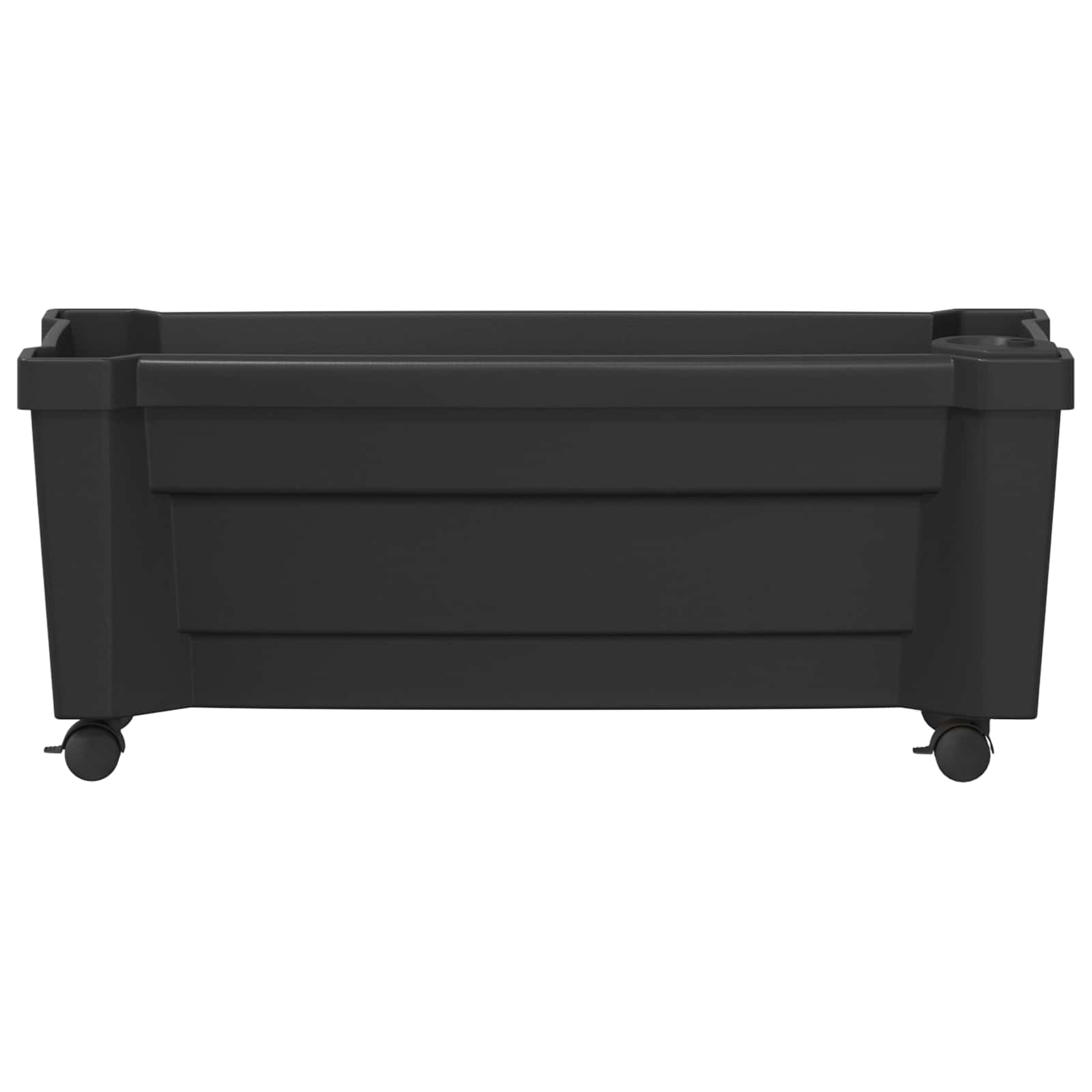 Γλάστρα Calypso με Ρόδες Ανθρακί 79 x 35 x 33 εκ PP - Pakobazaar