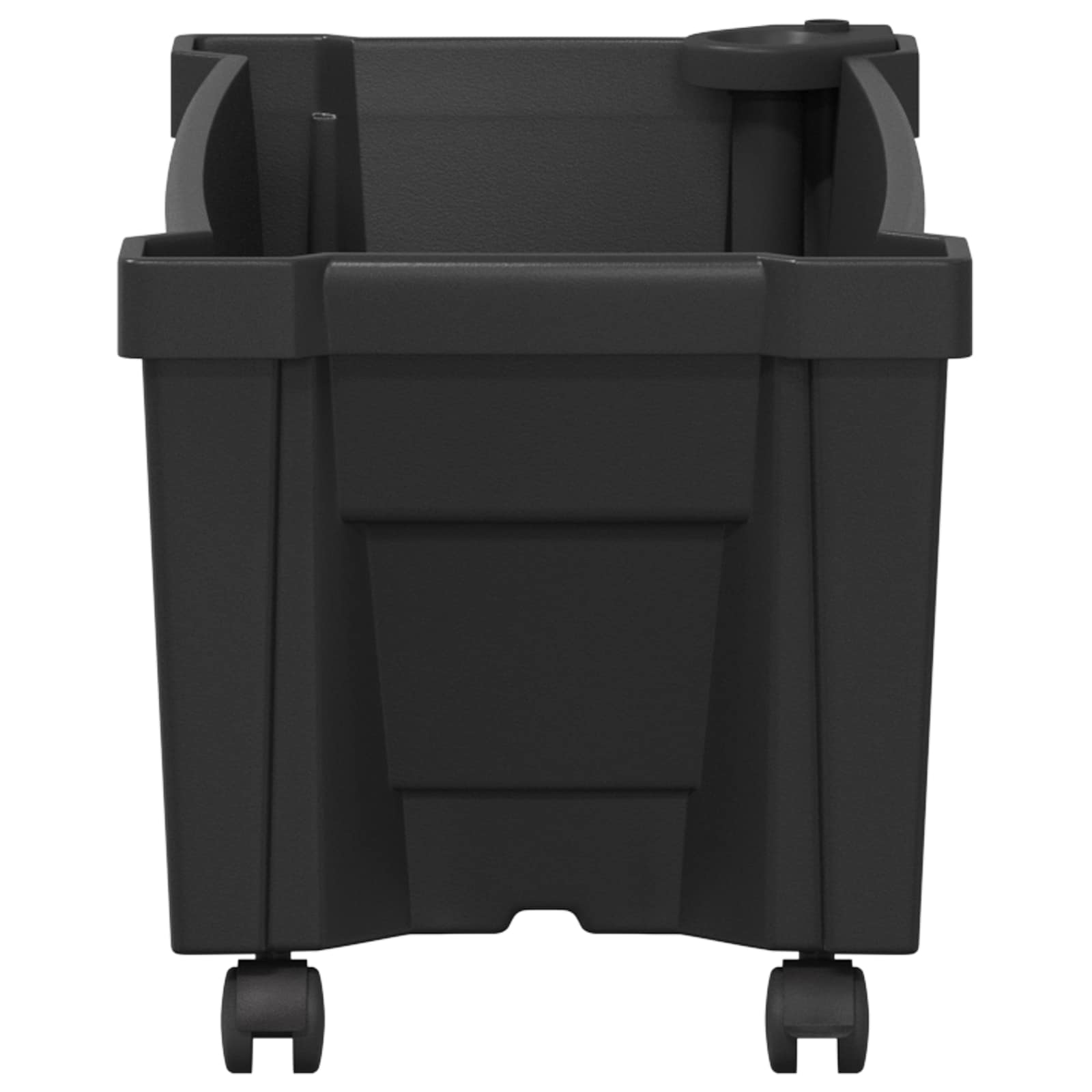 Γλάστρα Calypso με Ρόδες Ανθρακί 79 x 35 x 33 εκ PP - Pakobazaar