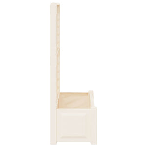 Μεγάλη Γλάστρα με Στήριγμα 2 pcs Λευκό 143 x 143 x 133,5 εκ PP - Pakobazaar