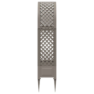 Αψίδα Ρόδων με Ακίδες Γκρι 97 x 43 x 218 εκ. PP - Pakobazaar