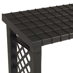 Ράφι ξύλων Ανθρακί 114 x 46 x 101 εκ. PP - Pakobazaar