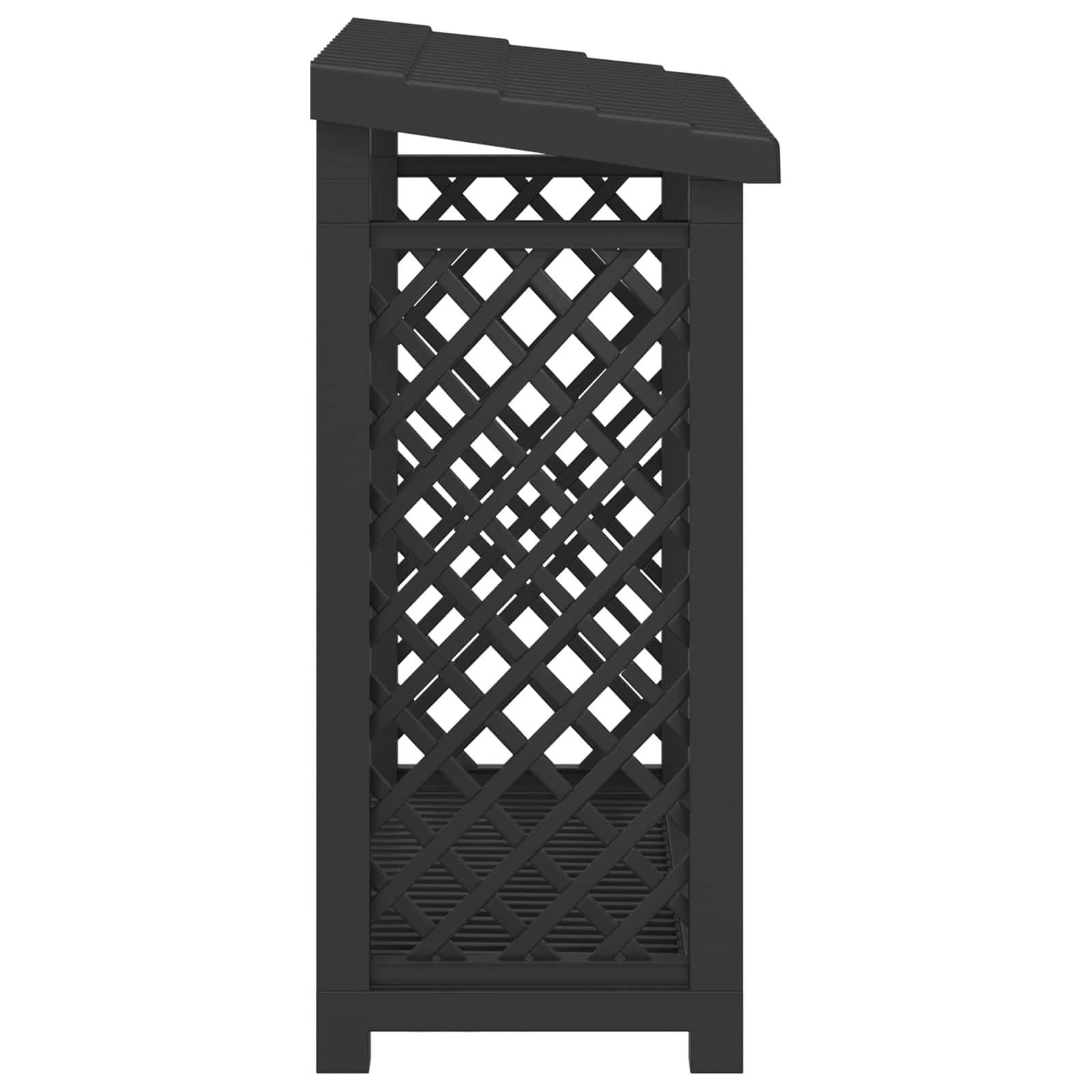 Ράφι ξύλων Ανθρακί 114 x 46 x 101 εκ. PP - Pakobazaar