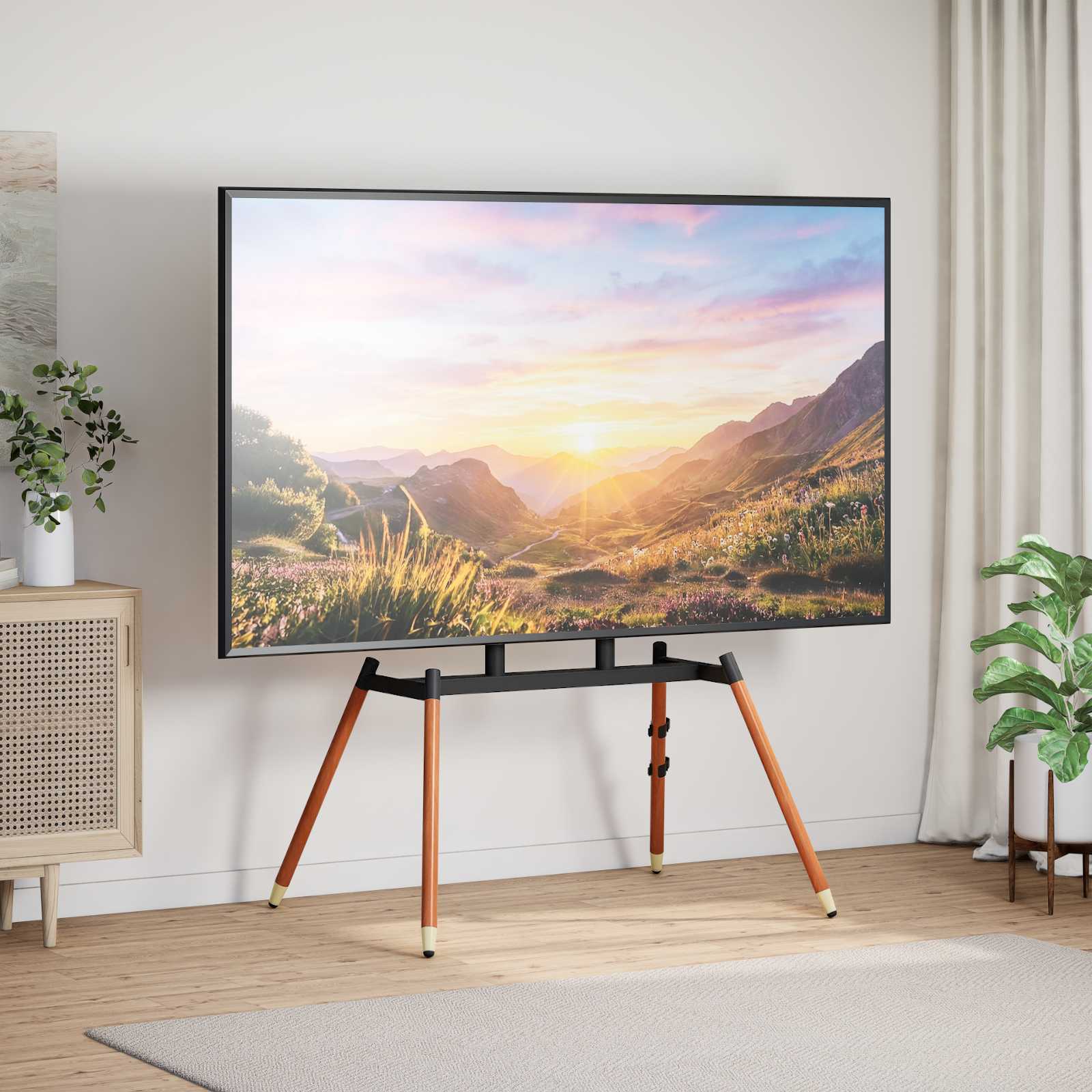 Βάση τηλεόρασης με καβαλάρη για 37-86 Inch Screen 60 kg