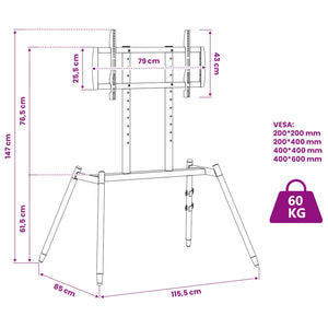 Βάση τηλεόρασης με καβαλάρη για 37-86 Inch Screen 60 kg - Pakobazaar