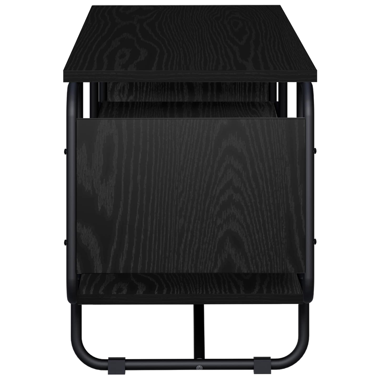 Βάση TV 140 x 36 x 45 εκ. Μαύρη Δρυς Επεξεργασμένο Ξύλο - Pakobazaar