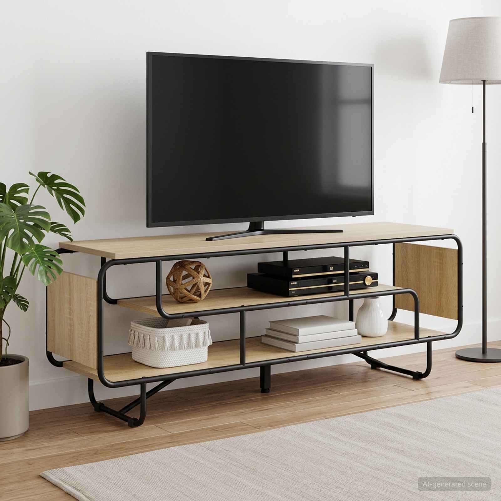 Βάση TV 140 x 36 x 45 εκ. Sonoma Δρυς Επεξεργασμένο Ξύλο