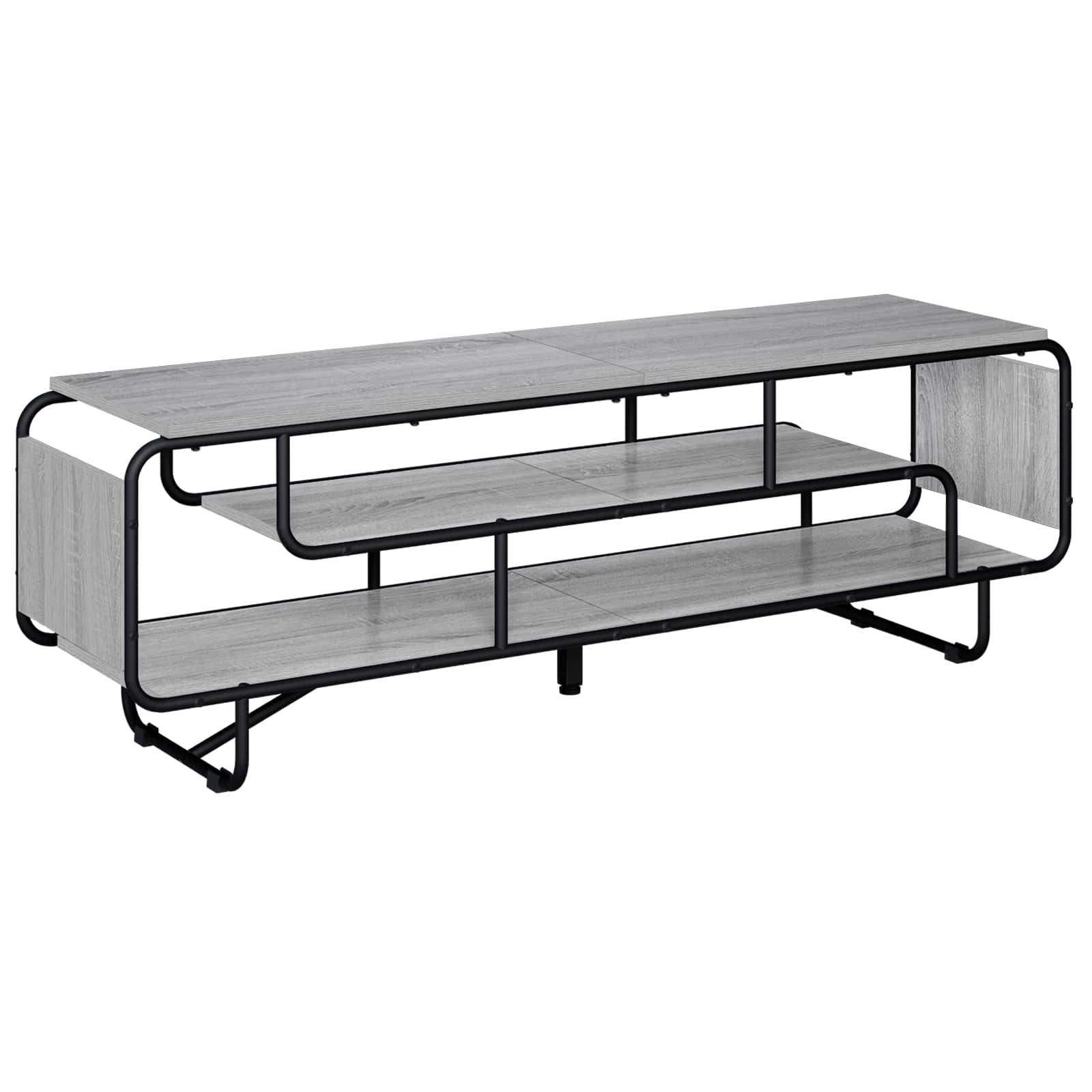 Βάση TV 140 x 36 x 45 εκ. Γκρι Sonoma Επεξεργασμένο Ξύλο - Pakobazaar