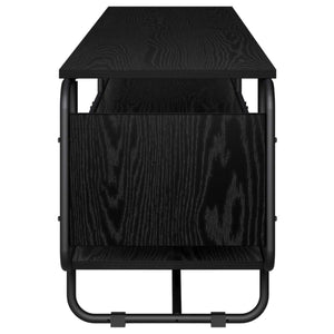 Βάση TV 180 x 36 x 45 εκ. Μαύρη Δρυς Επεξεργασμένο Ξύλο - Pakobazaar