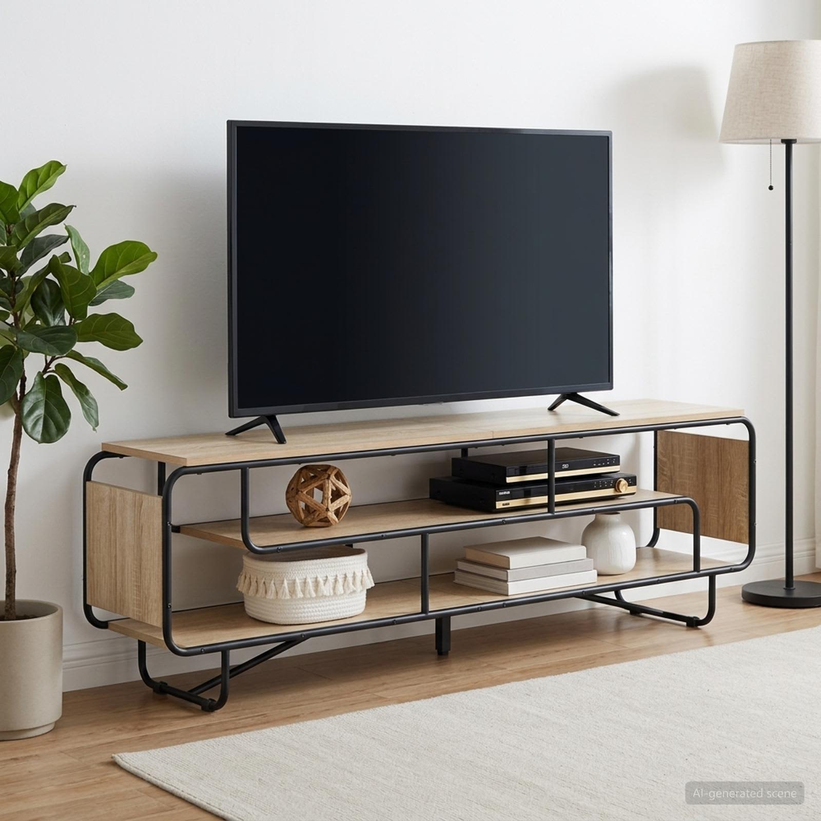 Βάση TV 180 x 36 x 45 εκ. Sonoma Δρυς Επεξεργασμένο Ξύλο