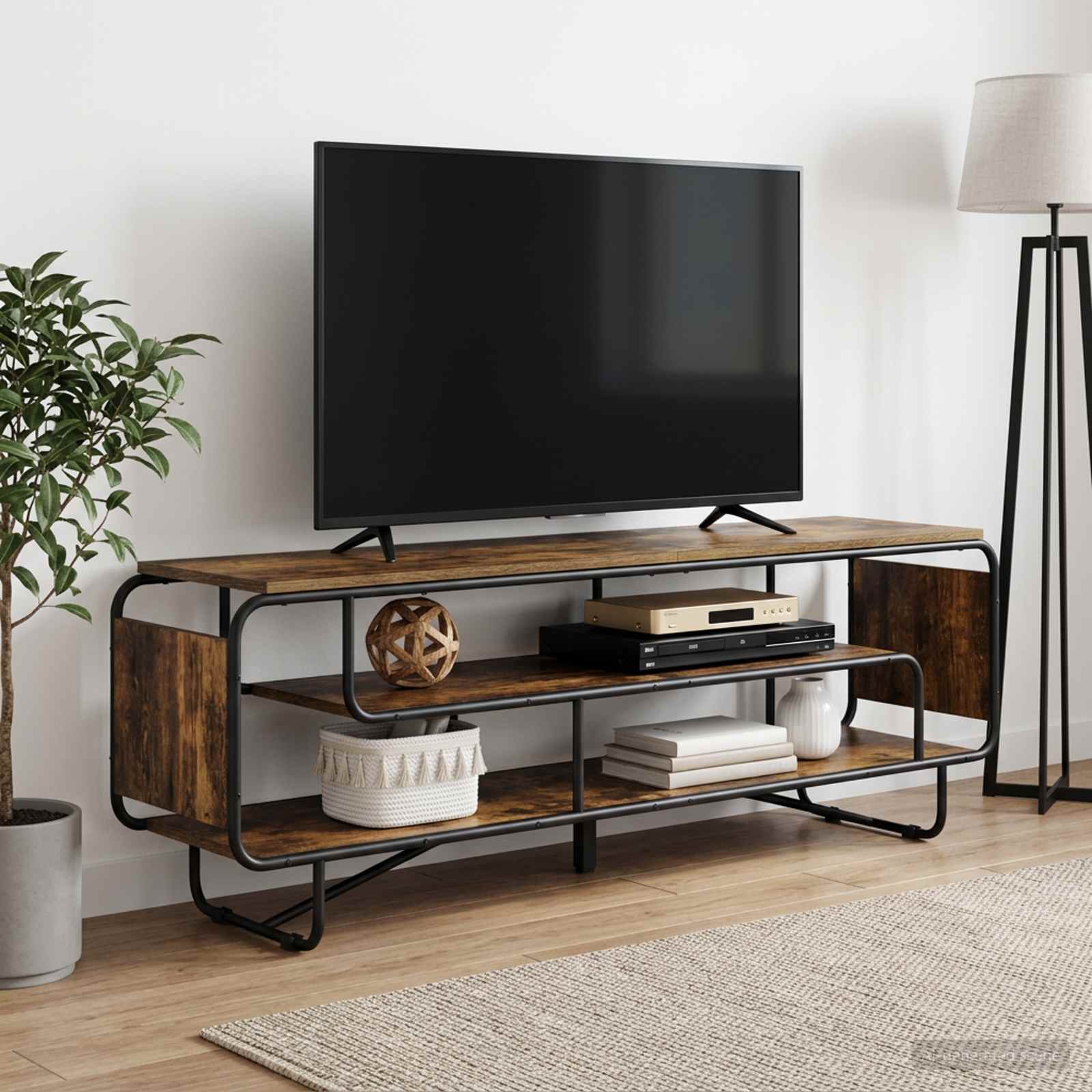 Βάση TV 180 x 36 x 45 εκ. Καπνισμένο Ξύλο Δρυός