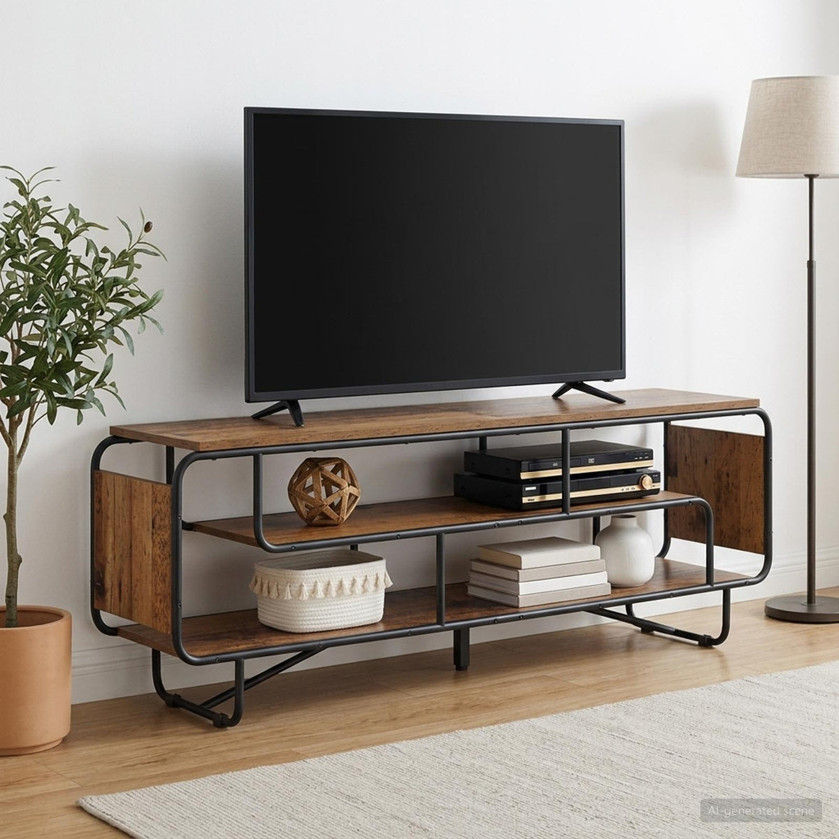Βάση TV 180 x 36 x 45 εκ. Παλαιωμένο ξύλο Επεξεργασμένο Ξύλο - Pakobazaar