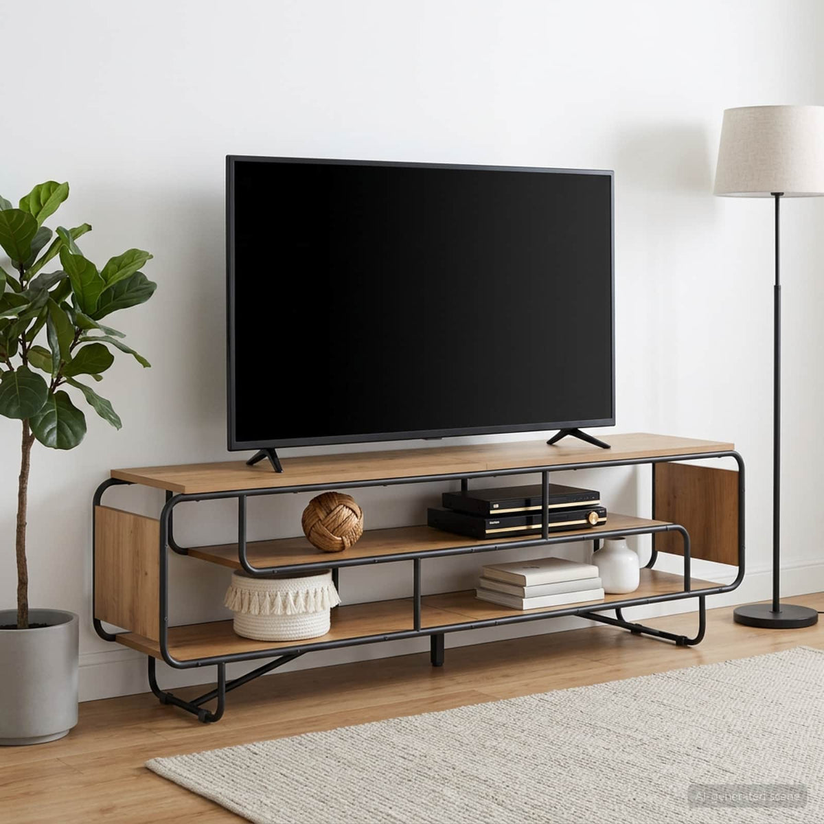 Βάση TV 180 x 36 x 45 εκ. Artisan Δρυς Επεξεργασμένο Ξύλο - Pakobazaar