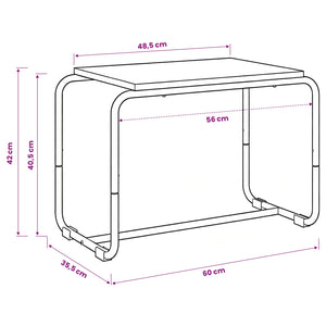 Βάση TV 60 x 35.5 x 42 cm Γκρι Sonoma Επεξεργασμένο Ξύλο - Pakobazaar
