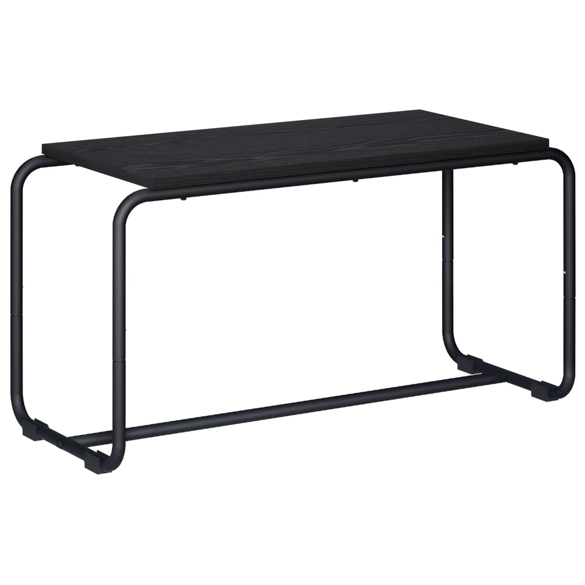 Βάση TV 80 x 35.5 x 42 cm Μαύρη Δρυς Επεξεργασμένο Ξύλο