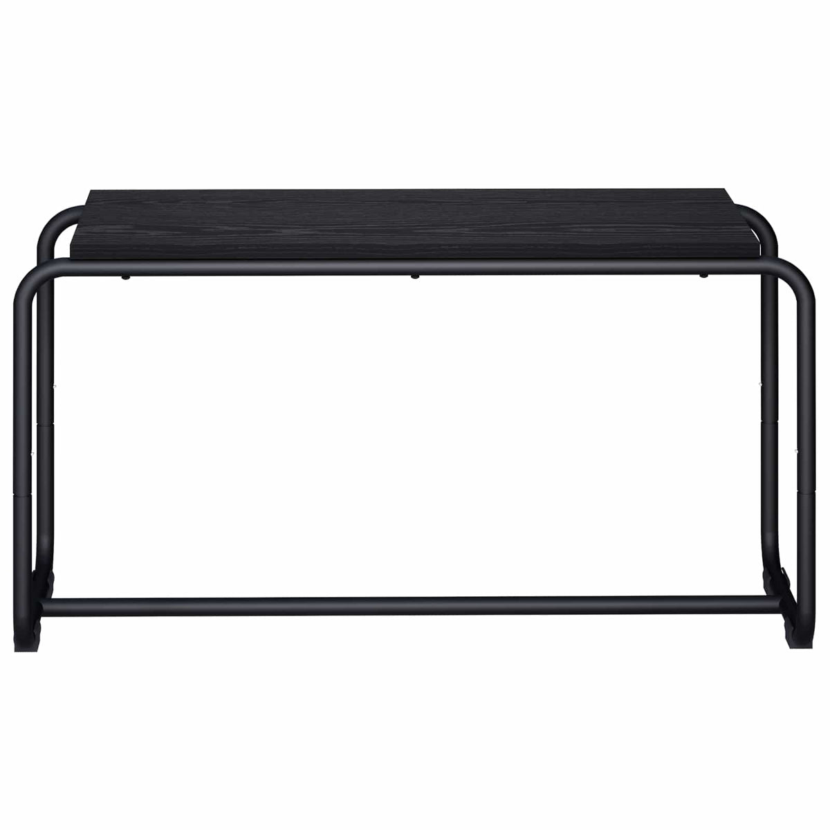 Βάση TV 80 x 35.5 x 42 cm Μαύρη Δρυς Επεξεργασμένο Ξύλο
