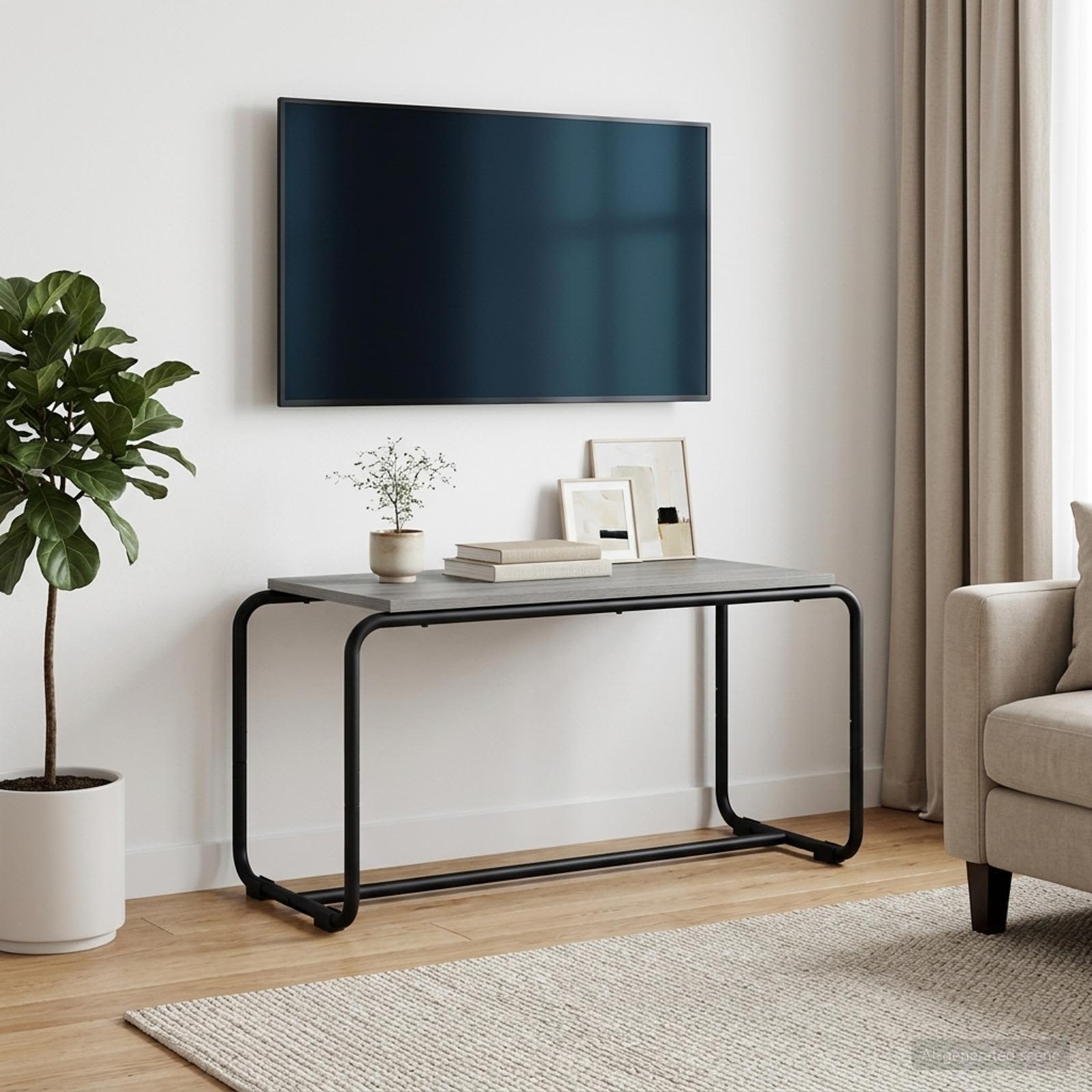 Βάση TV 80 x 35.5 x 42 cm Γκρι Sonoma Επεξεργασμένο Ξύλο - Pakobazaar