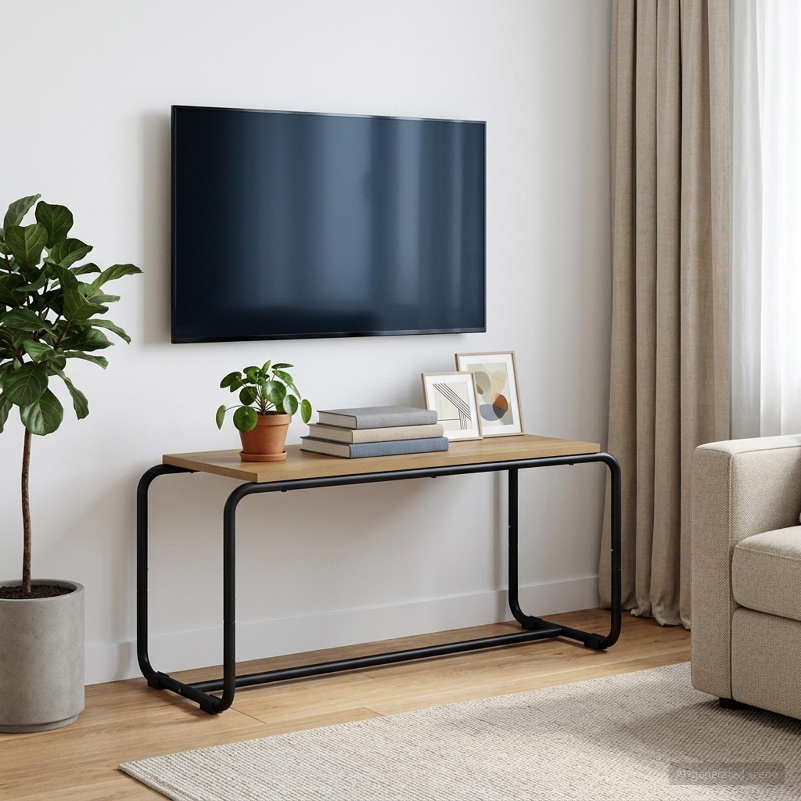 Βάση TV 80 x 35.5 x 42 cm Artisan Δρυς Επεξεργασμένο Ξύλο