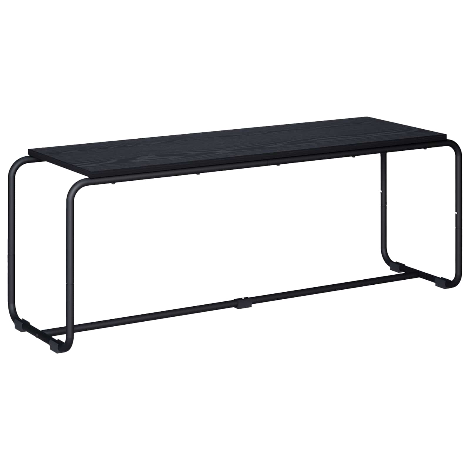 Βάση TV 113.5 x 35.5 x 42 cm Μαύρη Δρυς Επεξεργασμένο Ξύλο - Pakobazaar