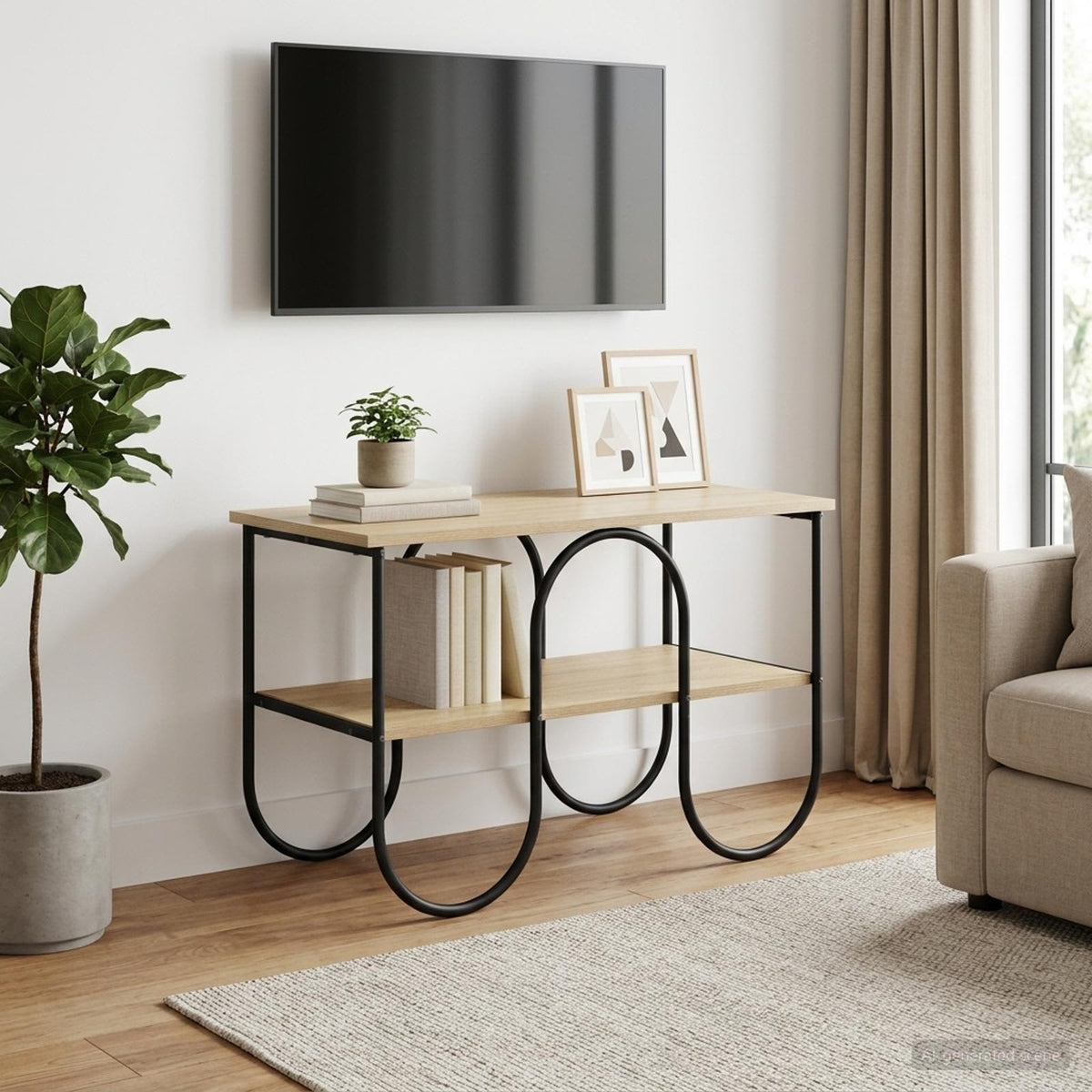 Βάση TV 80 x 40 x 50 cm Sonoma Δρυς Επεξεργασμένο Ξύλο - Pakobazaar