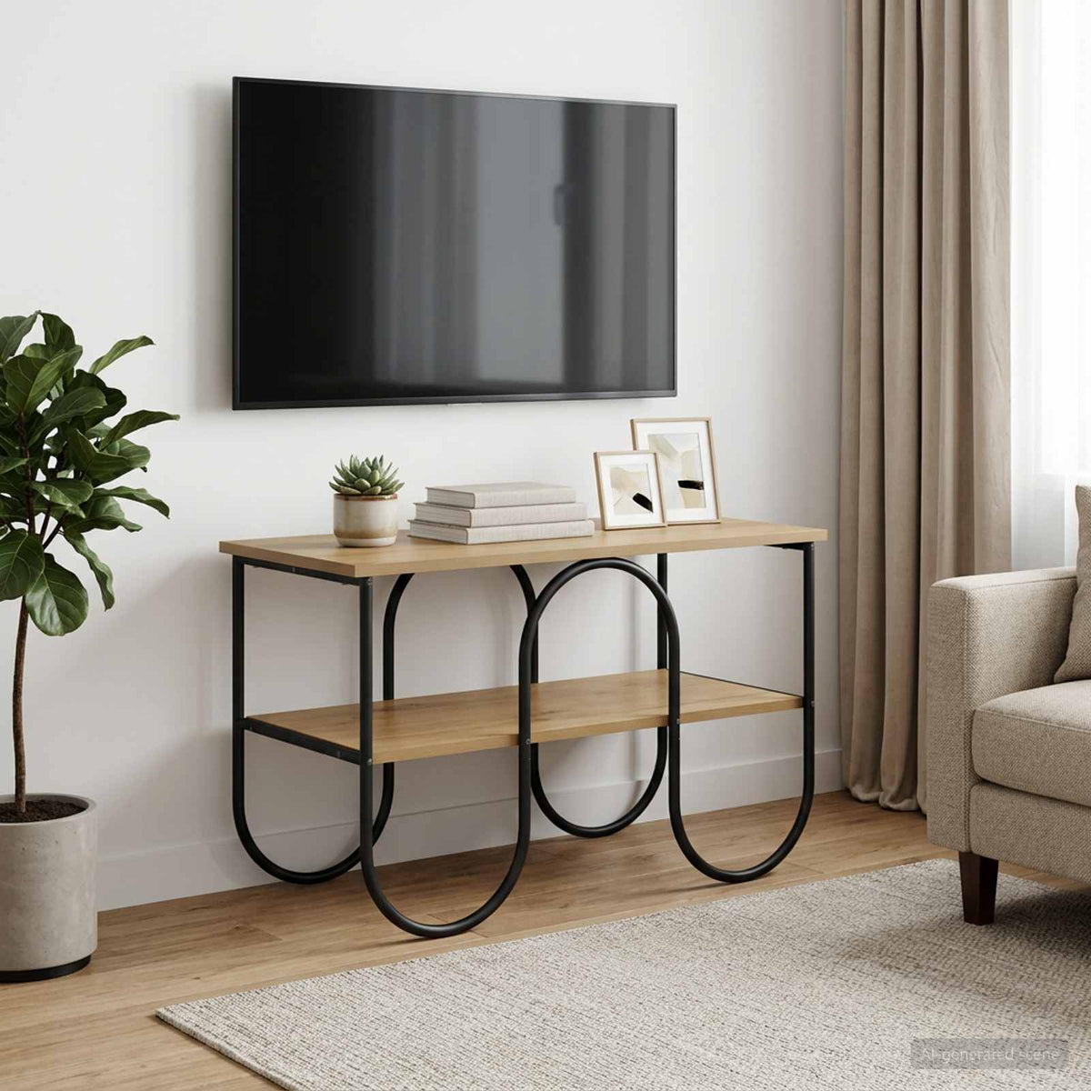 Βάση TV 80 x 40 x 50 cm Artisan Δρυς Επεξεργασμένο Ξύλο