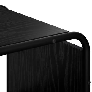 Μπουφές Μαύρη Δρυς 98 x 37,5 x 75,5 εκ. Επεξεργασμένο Ξύλο