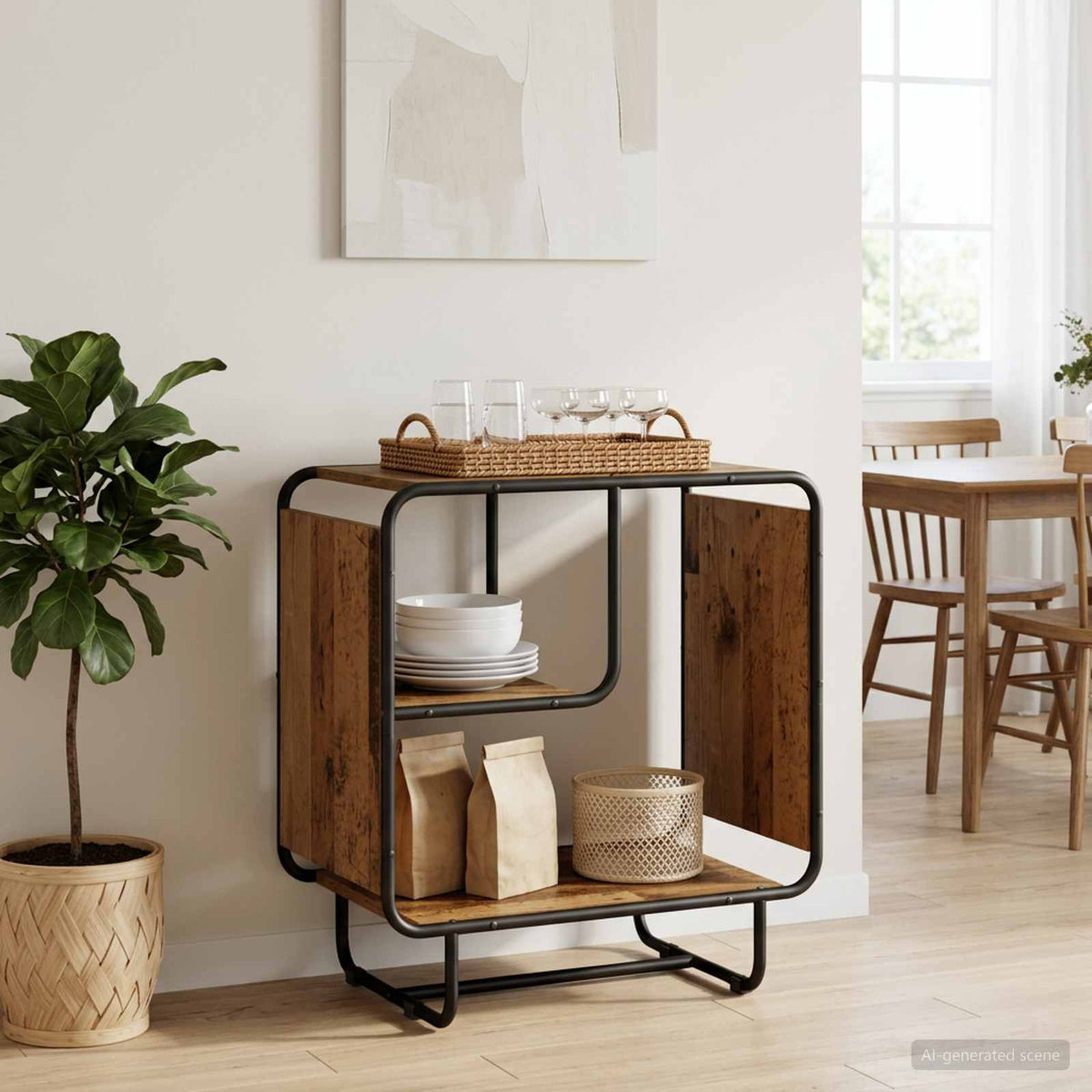 Μπουφές Παλαιωμένο ξύλο 60 x 37,5 x 64,5 cm Επεξεργασμένο Ξύλο - Pakobazaar